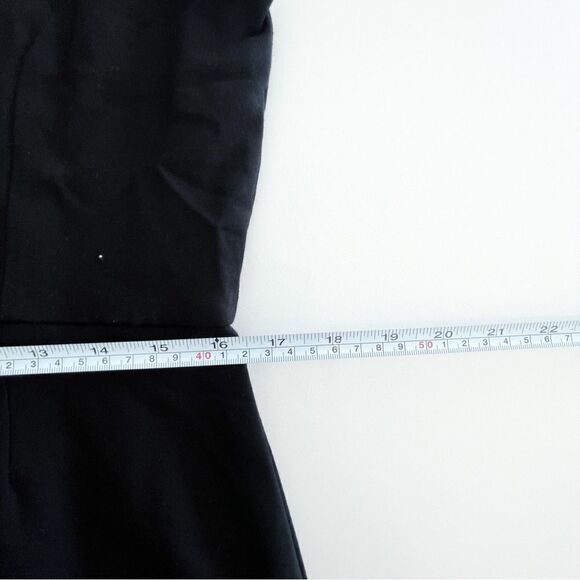 Frank Lyman Sleeveless Shift Dress Black Back Zip Women's 14 Stretch LBD - Picture 7 of 8